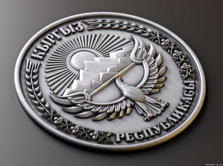 герб кыргызстана 3д модель
